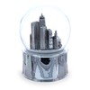 San Francisco Landmarks with Silver Base Water Snow Globe