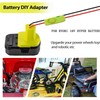 Battery Adapter Over Current Protection Tight Hold Lithium Battery Converter