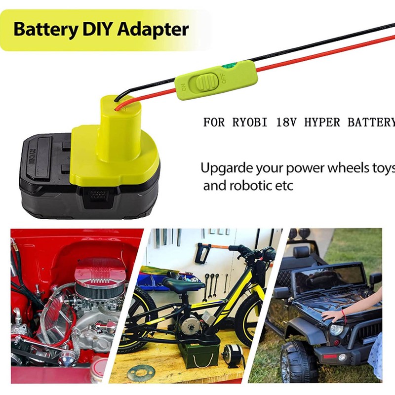 Battery Adapter Over Current Protection Tight Hold Lithium Battery Converter