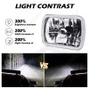 CHUSYYRAY Pair 5x7" 7x6" LED Headlights Hi/Lo DRL fit Toyota