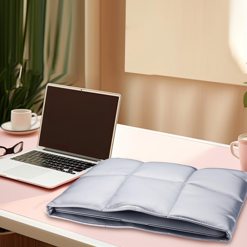 Saysurey Puffy Laptop Sleeve Case 13 Inch 14 Inch, Quilted