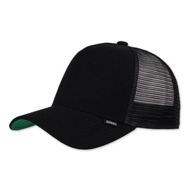Djinns - Lazy Piquet Trucker Cap Mesh Cap Hat Cap Hat Caps, black