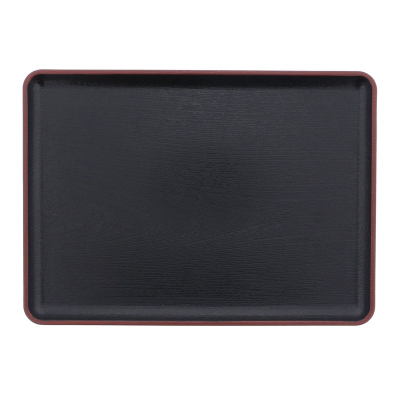 Ishida Made in Japan Obon Shrimp Black Tenshu 2-Scale Tray