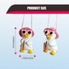 Car Rearview Mirror Pendant Swinging Duck Hanging Swing, Car Hanging