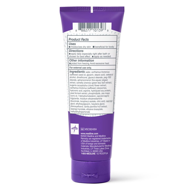 Medline Remedy Clinical Skin Cream, Vanilla Scent (4 fl oz),