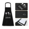 Hyakoz Pack of 2 Kitchen Apron Chefs Kitchen Apron Waterproof