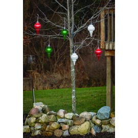 Xodus Innovations WP600 Battery Powered Hanging Decorative Outdoor LED Pulsing 5" Finial Light with Sensor Turns-On at Dark, White