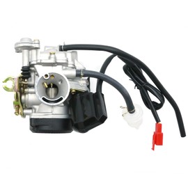 JUUDDENPARTS Carburettor Black Carburettor Aluminium Carburettor Replacement for 50cc Baotian BTM BT49QT-9 BT49QT-7 BT49QT-11 BT49QT-12