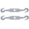 M6 x 110mm Hook Hook Steel Turnbuckles Wire Tensioner Strainer
