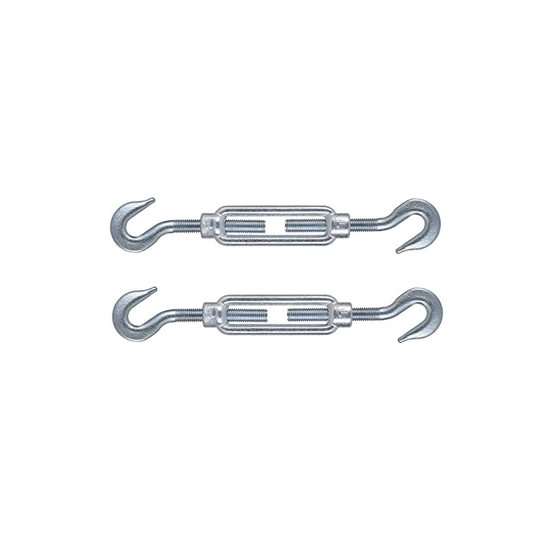 M6 x 110mm Hook Hook Steel Turnbuckles Wire Tensioner Strainer