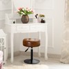 LUE BONA Adjustable Vanity Stool, 360°Swivel Vanity Chair for Makeup