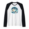 Cosmic Starlight Celestial Art Raglan Baseball Tee