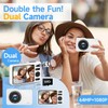 Digital Camera, FHD Dual Lens 64MP AutoFocus Digital Point and