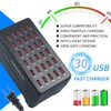 Charging Station, 150W 30 Port USB Charging Station, Multiple USB