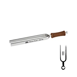 Sonic Energy Planetary Tuning Fork - Master Fork 2 (256Hz / C4) - Meister Tuning Fork for Meditation and Therapy - Nickel Plated Steel (TF-256)