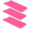 3Pcs Silicone Insulation Cover Heat Resistant Pouch for Hair Straightener