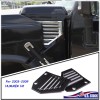MODY 2x Matt Black Fender Vent Trim Side Cover For