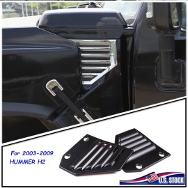 MODY 2x Matt Black Fender Vent Trim Side Cover For 2003-2009 HUMMER H2 SUV SUT