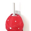Perfect Curve Adhesive Hooks for Hat Storage (8-Pack), Multi-Purpose Organizer,