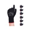 DONFRI Bulk Lightweight Work Gloves, PU Thin Gloves, Black Gloves,