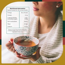 Kericho Gold Black Tea - No Artificial Flavouring - Provides Health Benefits - Origin from Kenya - 100 Envelopes Tea Bags (Pack of 2)