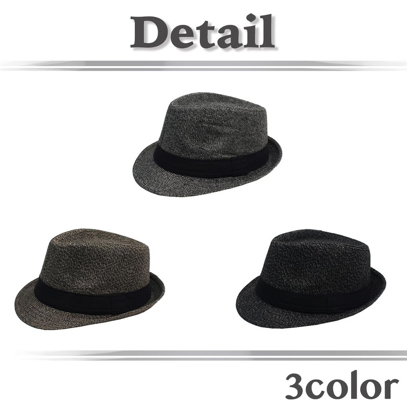 White Fang CZ318 Men's Hat, Herringbone, Travel, Stylish, Office, Casual,