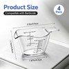 2 oz Measuring Cup Compatible with Barbicide Cup, 4 PCS