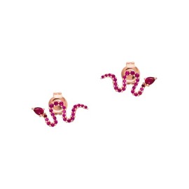 Emporio Armani Women's Stainless Steel or Semi Precious Stone Push Back Earrings, Sterling Silver, No Gemstone