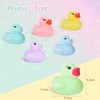 Mini Rubber Ducks 60 Pack Bulk Small Squeaky Float Bath