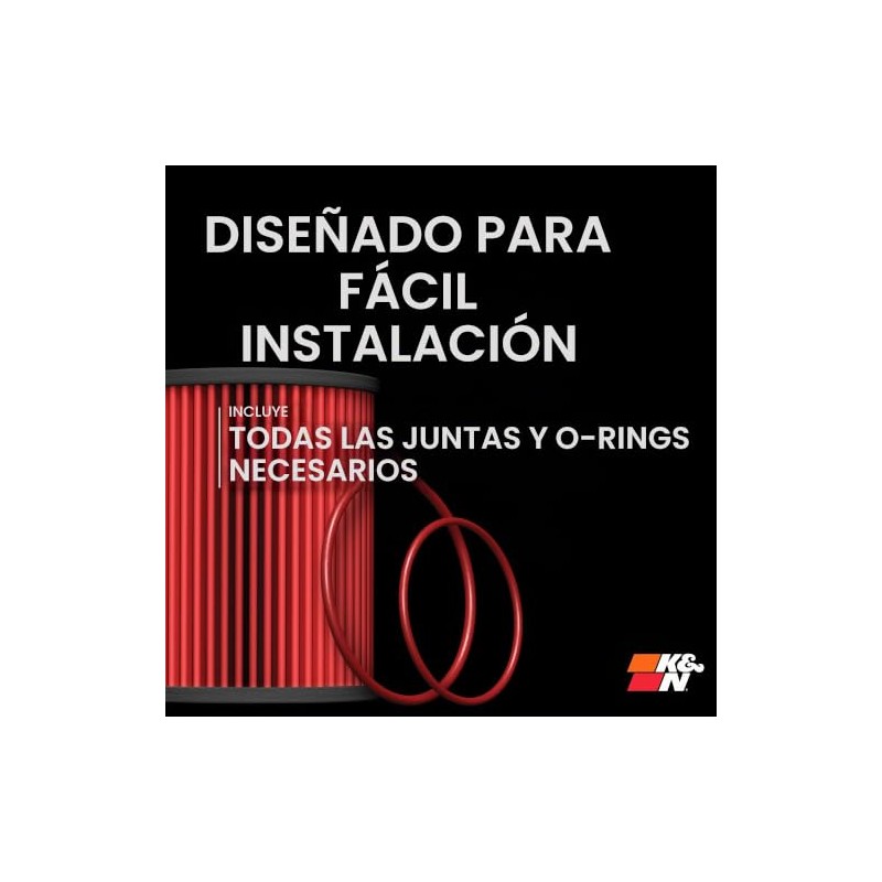 K&N Filtro de Aceite de Alto Rendimiento HP-7013 para Ford,