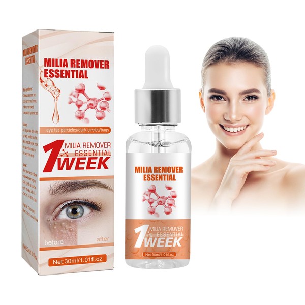 DermaPRO Fast Milia Remover, Milia Spot Treatment for Eye, Milia Remover Essential, Removes Fat Particles Under the Eyes, Tightens and Firms the Eye Area and Reduces Fine Lines
