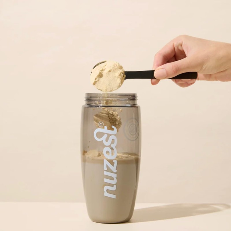 Nuzest Shaker - Protein Shaker Bottle - 700ml - Grey