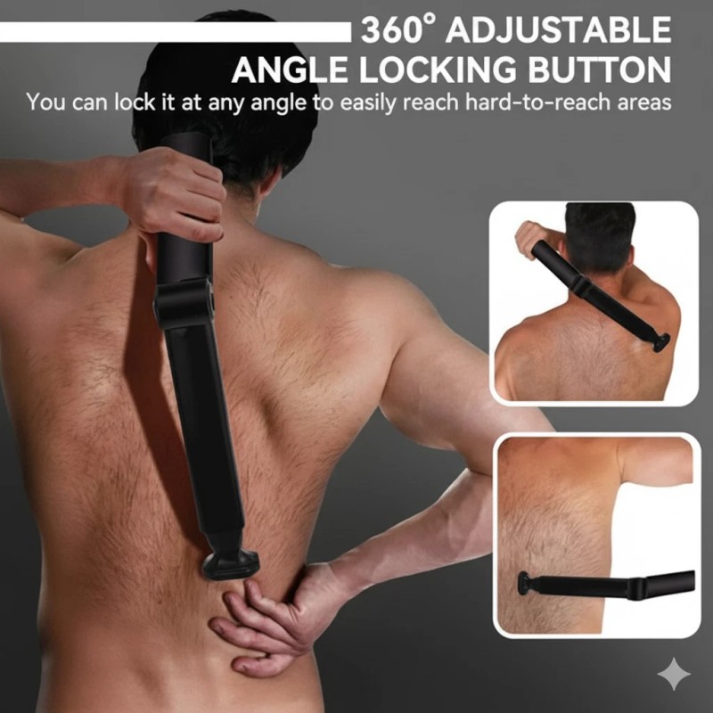 The Perfect Part Long Handle Electric Back Shaver For Men