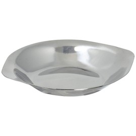 Hitsubishi Metal 18-0 Stainless Steel Oval Sauce Holder (Knob Plate)