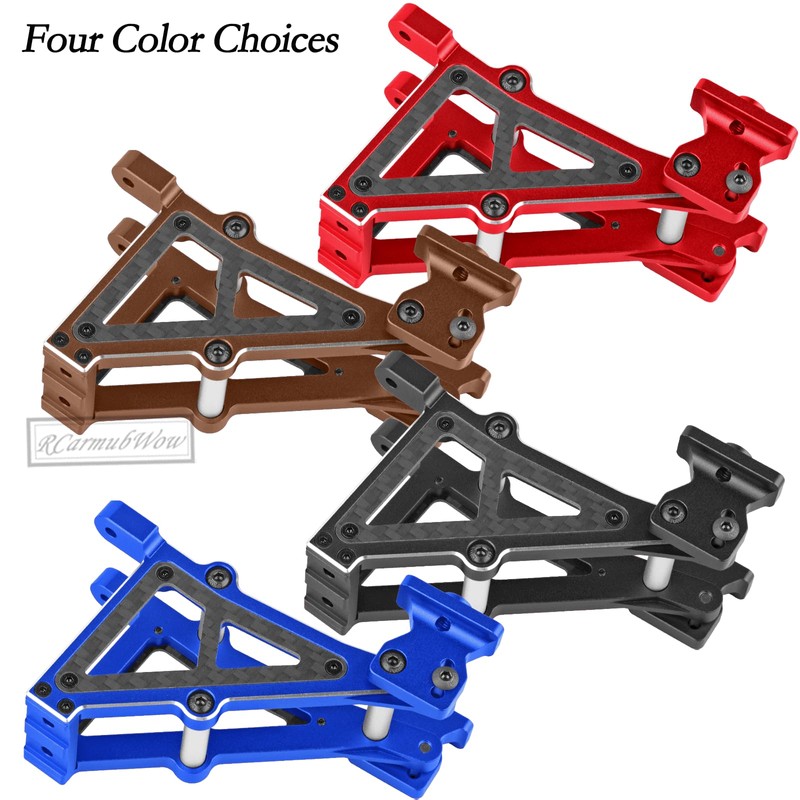 RCarmubWow RC Rear Wing Mount w/Washer Upgrades Part for 1/10