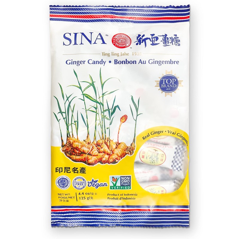 Ting Ting Jahe Ginger Candy [ 2 Packs ] 4.4oz-125g