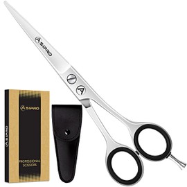 ASIPRO Professional Hair Scissors 6.5 Inches / 16.5 cm with Case Sharp Precise Hair Cutting Scissors Professional High-Quality Steel for Women, Men and Pets Hair Scissors Scissors Hair Cutting