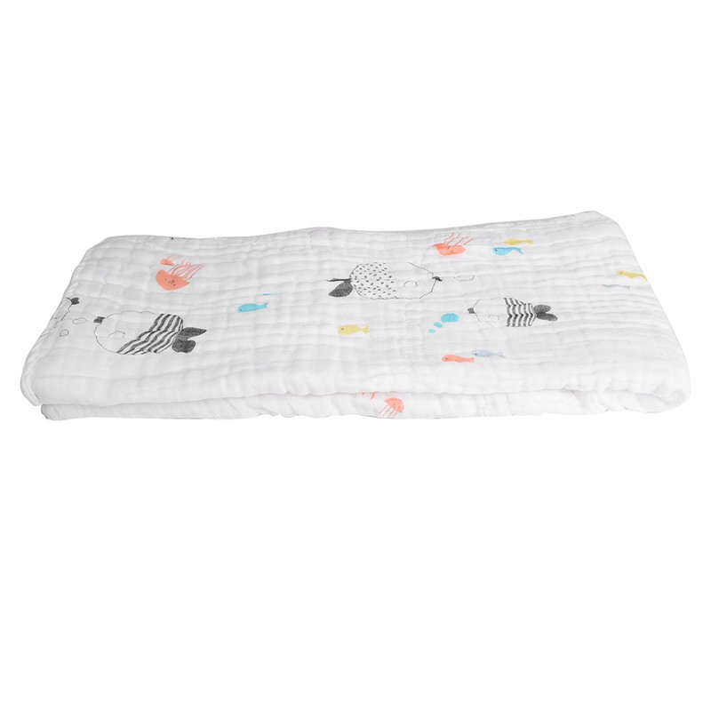 Ultra Soft Absorbent Baby Muslin Swaddle Cotton Blanket Bath Towel