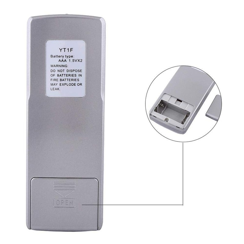 Remote Control,Air Conditioner Remote Controller Replacement for Air-Conditioning Yt1f Yt1ff