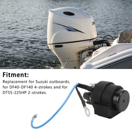 Aramox Outboard Power Trim Tilt Relay Outboard Lifting Relay Power Trim Tilt Relay Engine Assy 38410-94551 Replacement for Suzuki DF40-DF140 4-Stroke, Default