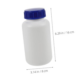 FUNOMOCYA 3pcs Reagent Bottles Thickened Sealed Laboratory Sample Containers for Chemicals and Liquids for Research and Industrial Use