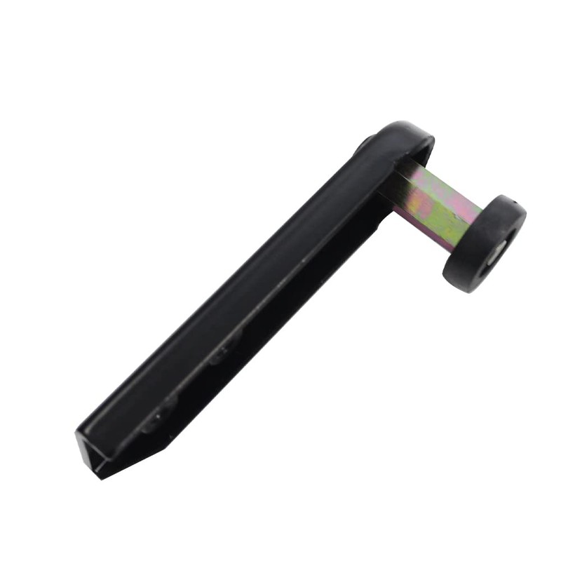 IBESTWOLF Black Durable Upper Lower Sliding Door Roller Bracket Right