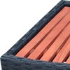 vidaXL Spa/Hot Tub Step, Powder-Coated Steel Frame, Eucalyptus Tropical Hardwood,