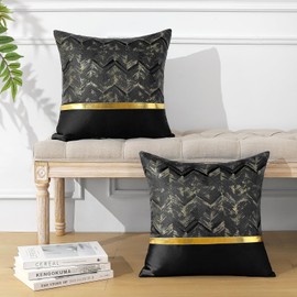 OTOSTAR Cushion Cover 45 45 Scandinavian Set of 2 Stylish Cute Luxury Pattern Simple Home Decor Cushion Cover for Sofa Back Decorative Pillow Cover Dakimakura Cover Cushion Cover