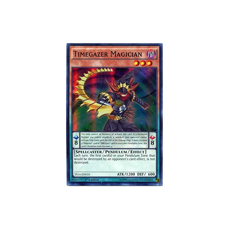 Yu-Gi-Oh! - Timegazer Magician (YS14-EN010) - Super Starter - Space-Time