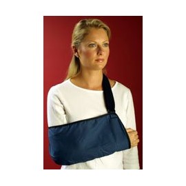 Med Spec Padded Arm Sling with Soft Padded Shoulder Strap, Navy, X-Small