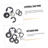 Gadpiparty 200Pcs Retaining Circlip Assortment Kit Durable External Ring Accessories