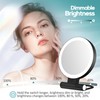 B Beauty Planet Magnifying Mirror with Light 30X, Double-Sided 1X/