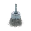 Takagi Earth Man Hexagonal Shaft Cup Wire Brush, Steel Wire,