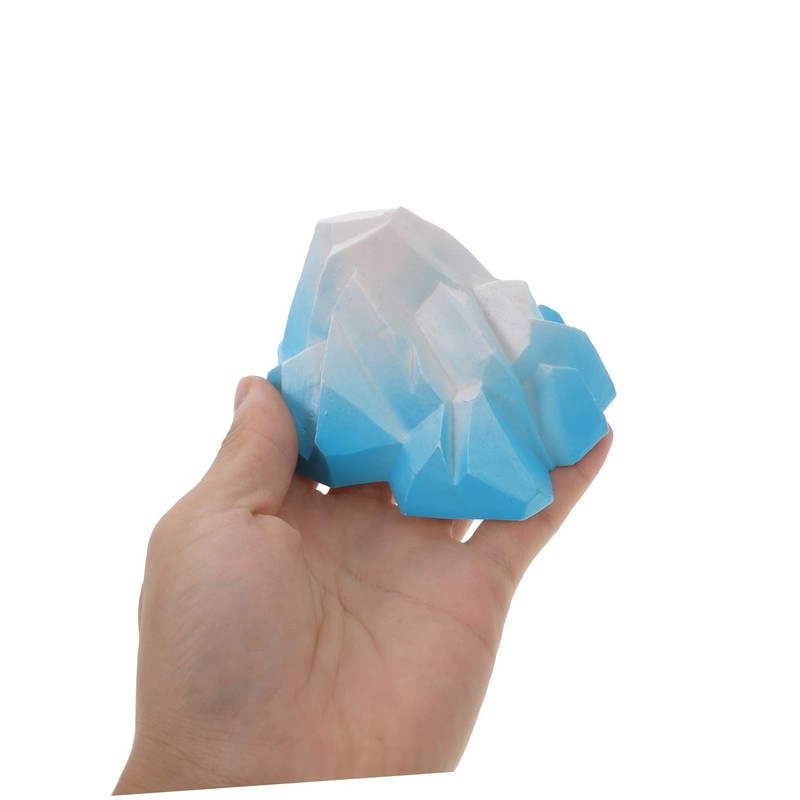 Mobestech 2pcs Miniature Floeberg Model for Fish Tank Realistic Iceberg